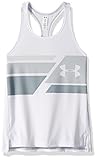 Under Armour Girls' HeatGear Armour Tank, White (100)/White, Youth X-Small