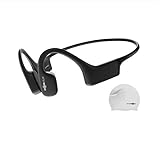 Aftershokz Xtrainerz Bone Conduction MP3 Swimming Headphones with Swim Cap, Black Diamond