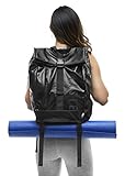 Masaya Yoga Mat Backpack with Shoe Bags- Lightweight, Multi-Purpose Backpack- Waterproof 25L Sport Gym Tote Bag for Travel, Hiking, School- Laptop Carrier- Carry Mat, 8 Pockets- Holds up to 30 lb
