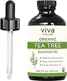Organic Lavender Essential Oil for Diffuser (1 oz) - 100% Pure Natural Lavender Oil, Steam Distilled Lavendar Oil Perfect for DIY Soap Making, Home Cleaning Recipes, Body Oils and Lotions (30 mL)