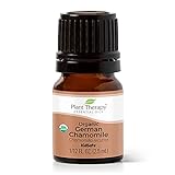 Plant Therapy Organic German Chamomile Essential Oil 2.5 mL (1/12 oz) 100% Pure, Undiluted, Therapeutic Grade