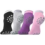 ubeeBaby Yoga Socks, Women’s Non Slip Anti-Skid Pilate Grip Socks(SUN SERIES) (4Colors)
