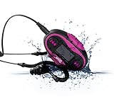 Diver 4GB Waterproof MP3 Player with LCD Display and Earphones (Pink)