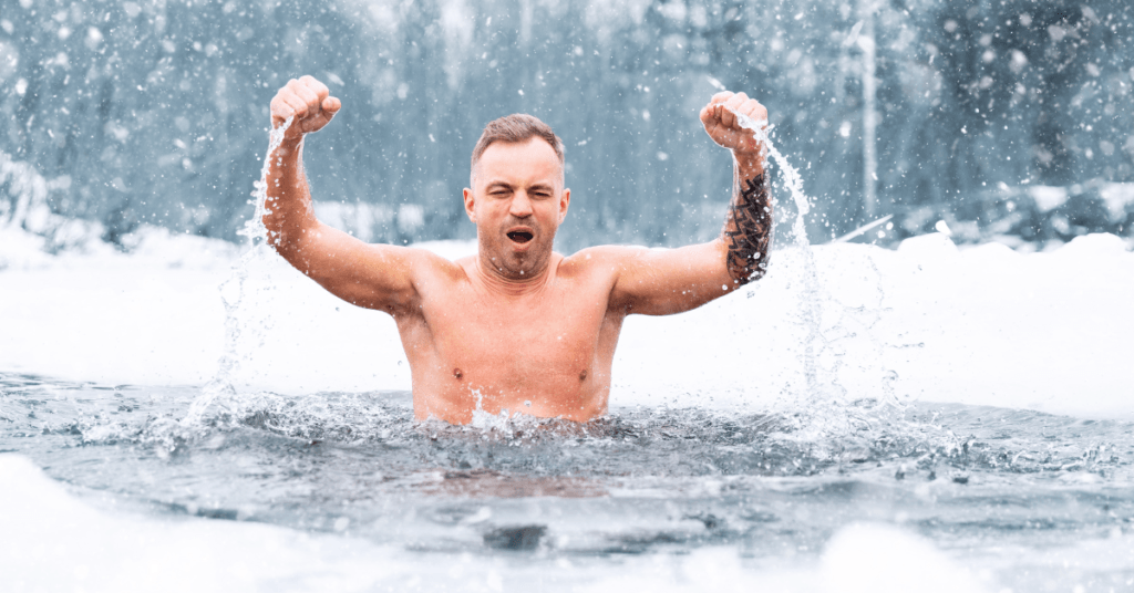 why do runners take ice baths