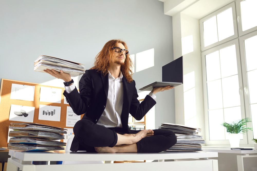 How does yoga help with stress?