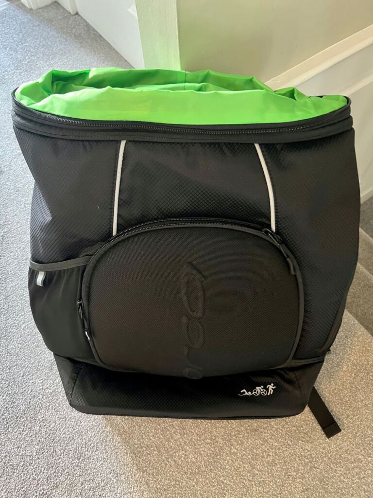 What to bring to a 70.3: Orca triathlon bag