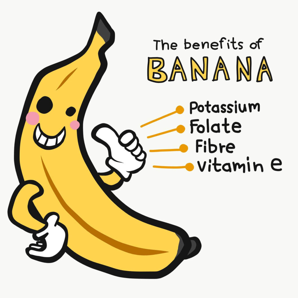 Why do runners eat banana - health benefits of banana