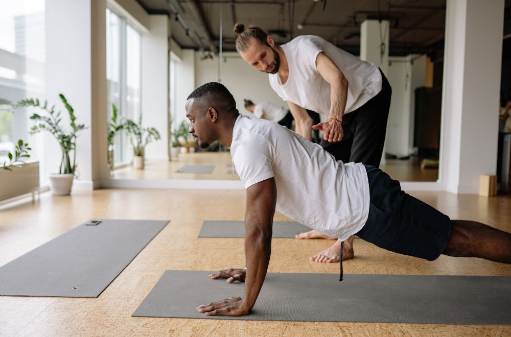 Yoga studio for men