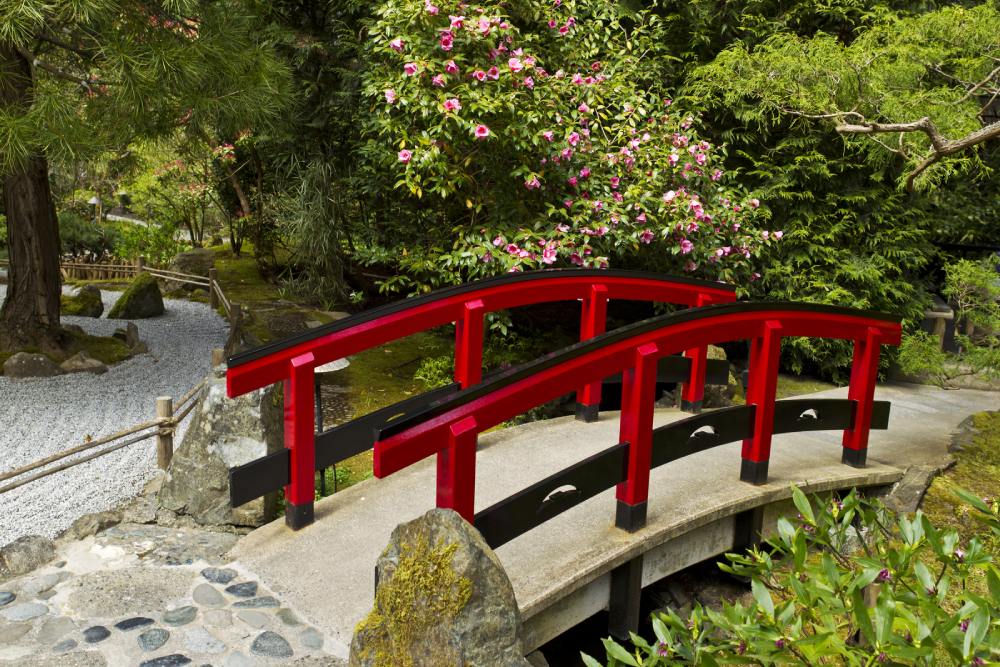 Yoga Garden Ideas: A Japanese Bridge