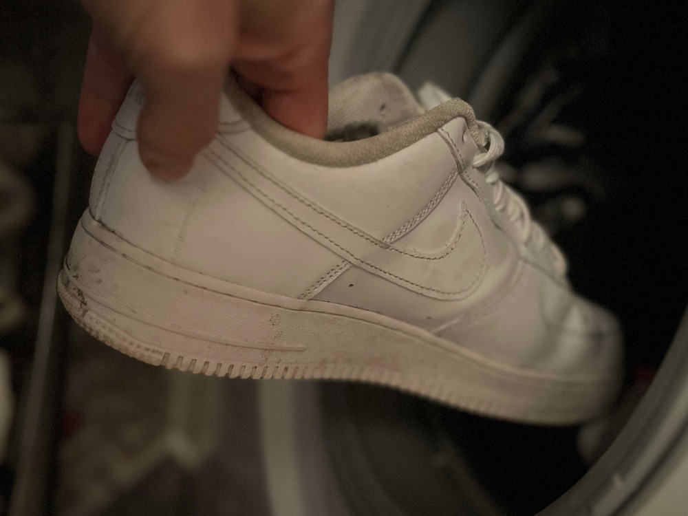Nike trainers in the washing machine