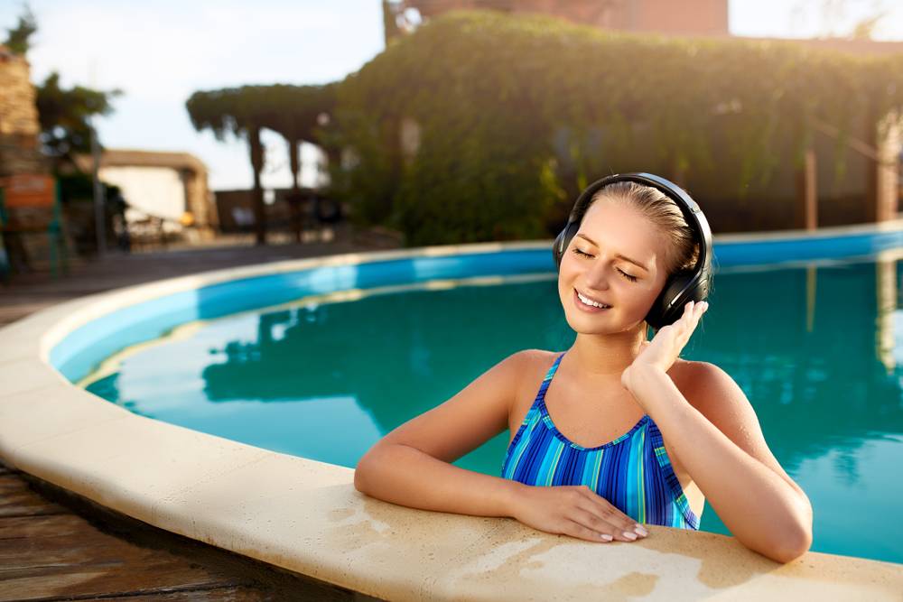 Waterproof Bluetooth headphones
