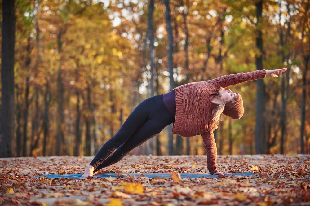 Inspiring fall yoga quotes